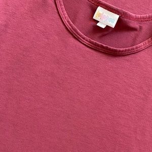 LuLaRoe Maria Short-sleeve Floor Length Dress